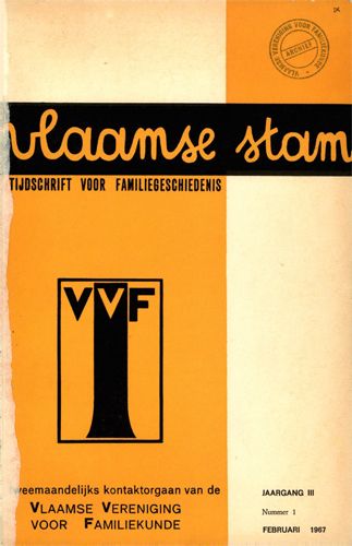 Kaft van Vlaamse Stam 1967